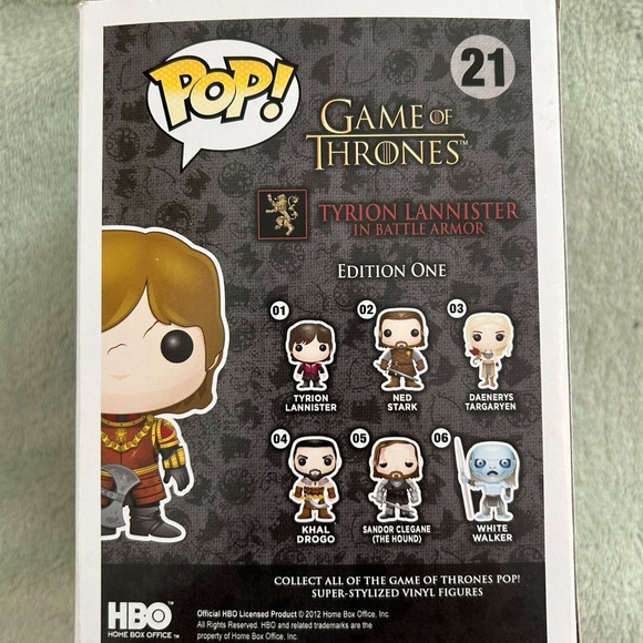 Funko Pop! Game of Thrones Tyrion Lannister in Battle Armor - Picture 3 of 3